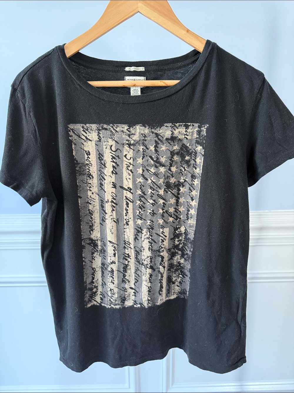 Ralph Lauren Denim & Supply Relaxed T-Shirt Flag M Medium